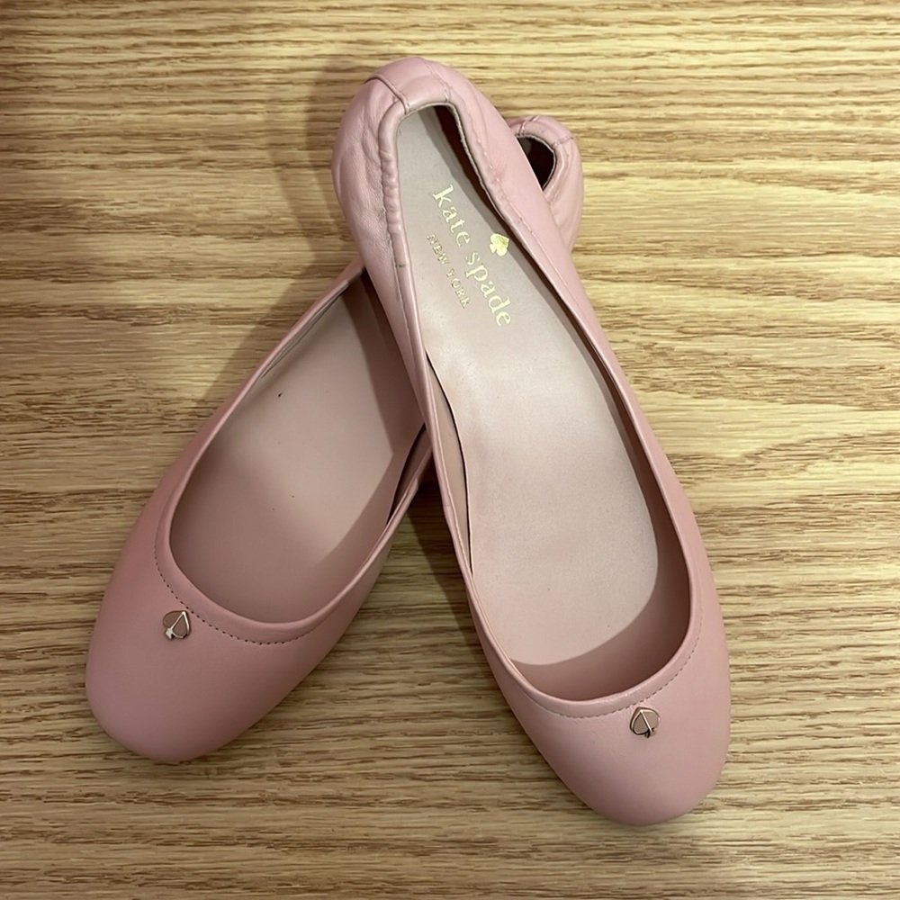 Kate Spade New York Women's Pink and Gold Ballet-shoes size 7